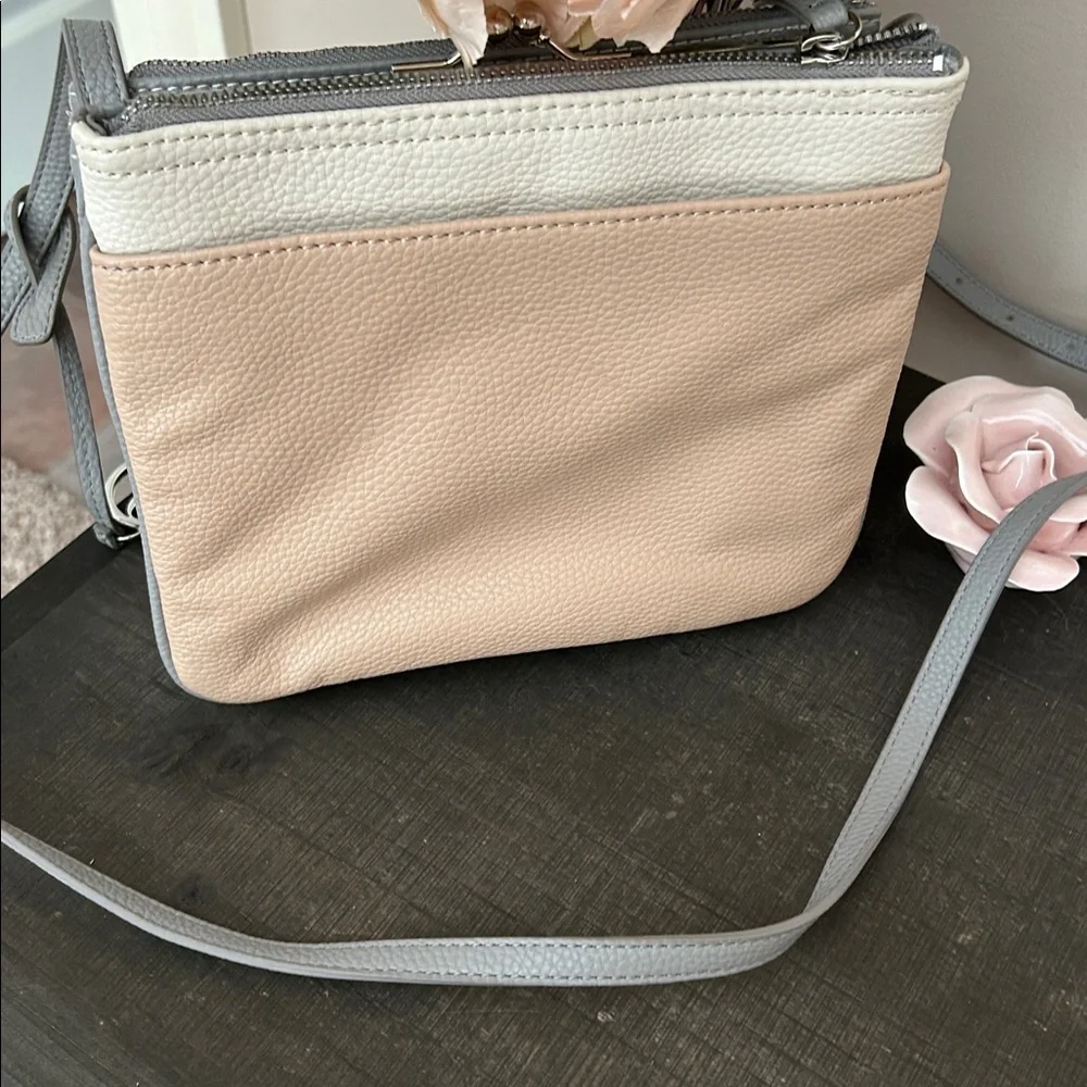 Nine West Faux Leather Crossbody Bag Kisslock